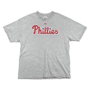 Majestic Philadelphia Phillies Y2K Ryan Howard T-Shirt